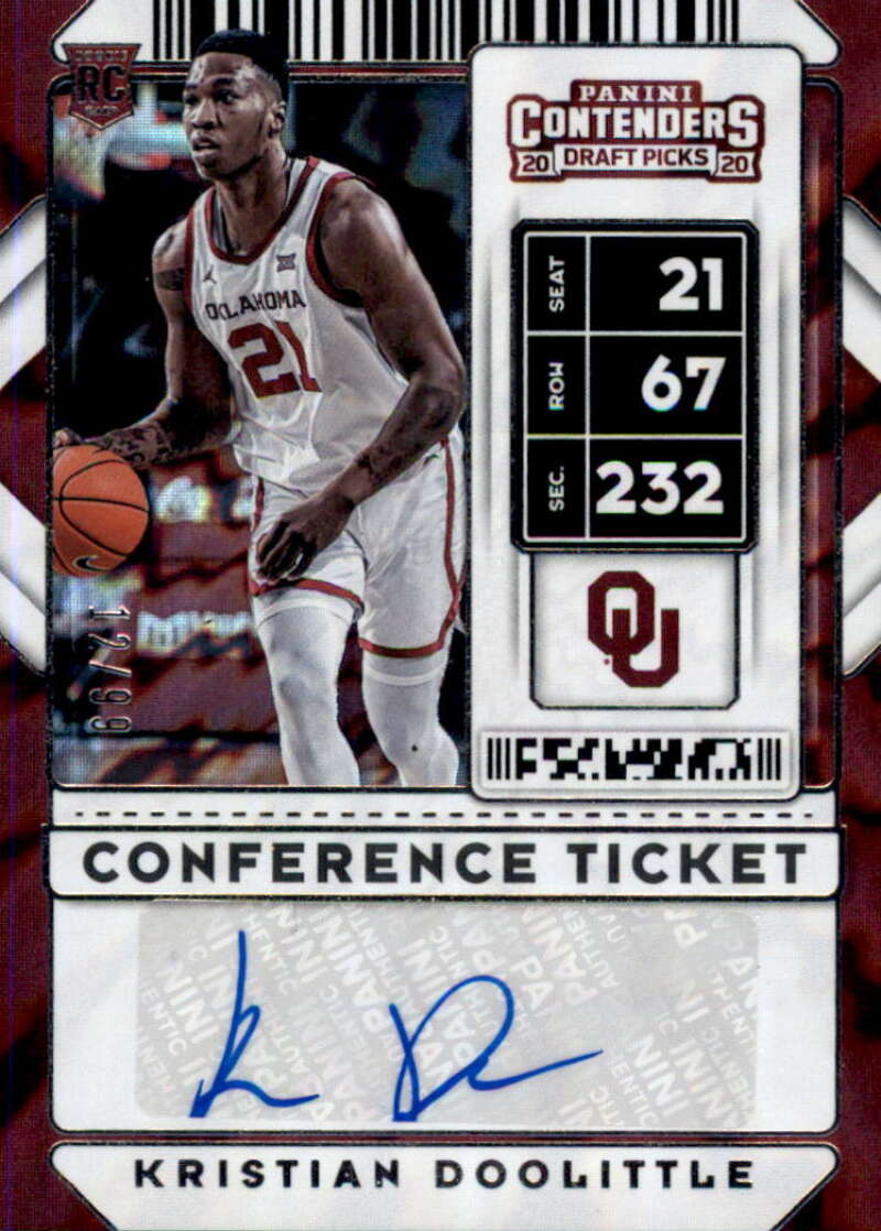 2020-21 Panini Contenders Draft Picks Conference Ticket Stickers Autographs