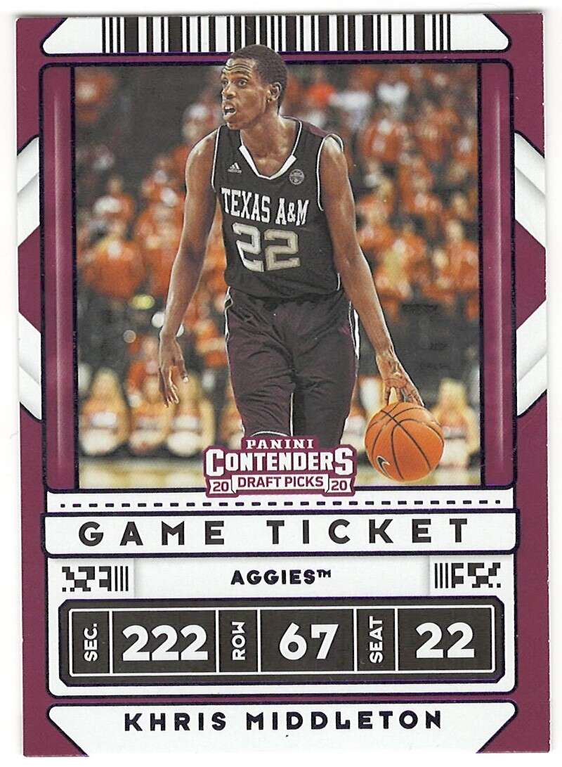 2020-21 Panini Contenders Draft Picks Game Ticket Variation Purple