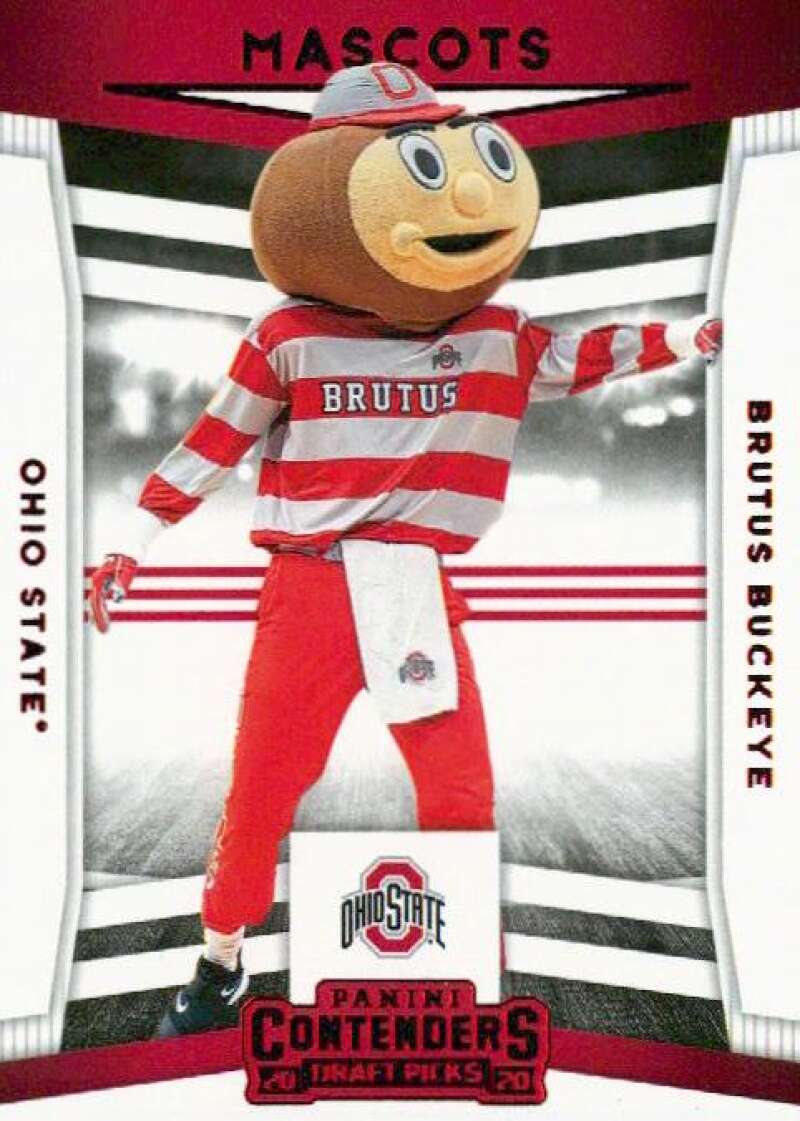 2020-21 Panini Contenders Draft Picks Mascots Red