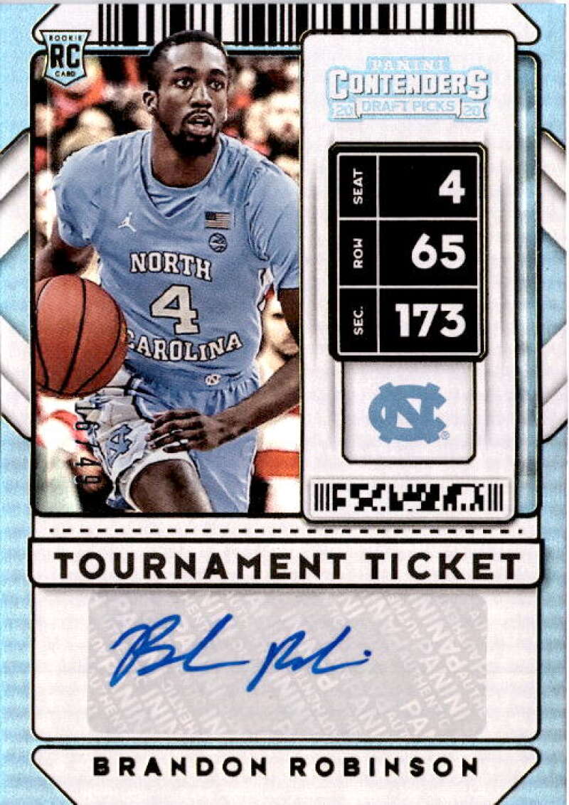 2020-21 Panini Contenders Draft Picks Tournament Ticket Stickers