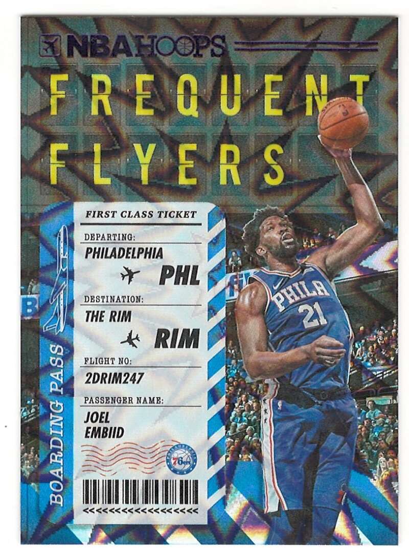 2020-21 Panini Hoops Frequent Flyers Purple Explosion