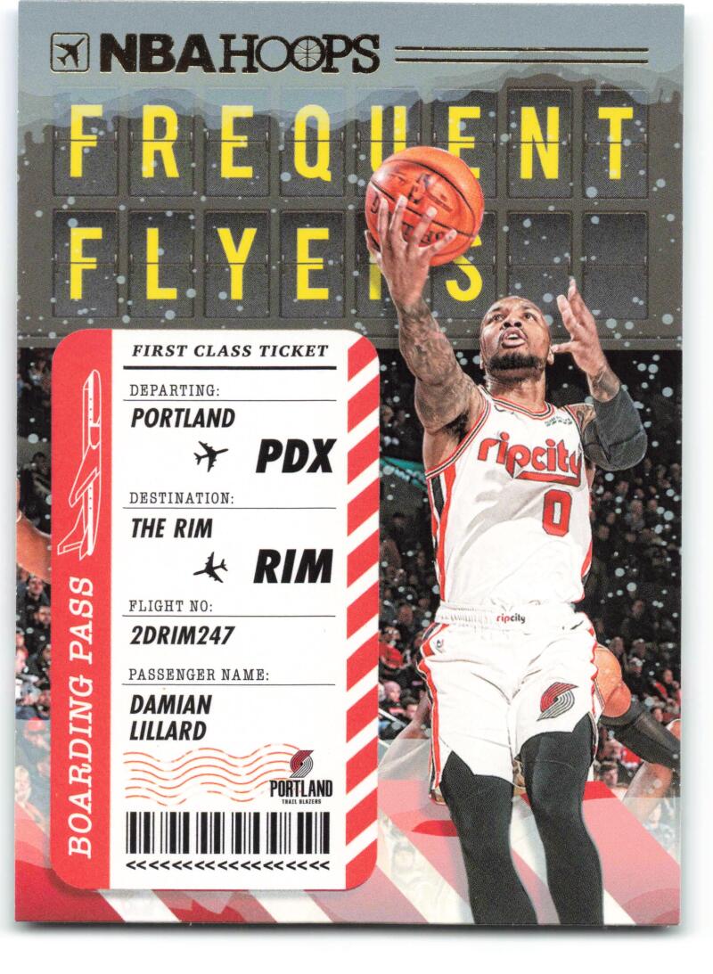 2020-21 Panini Hoops Frequent Flyers Winter