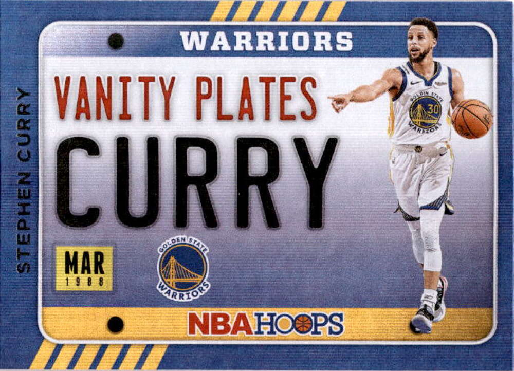 2020-21 Panini Hoops Vanity Plates Holo