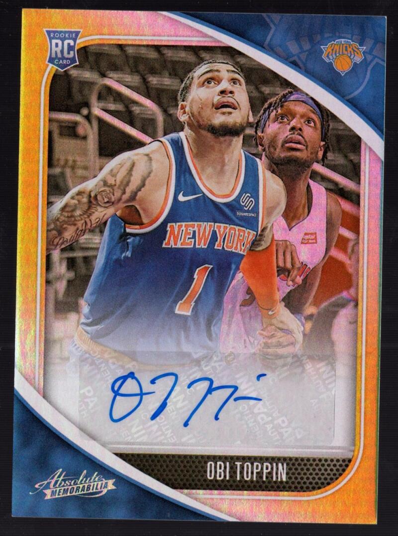 2020-21 Panini Absolute Rookie Autographs Variation Level 1