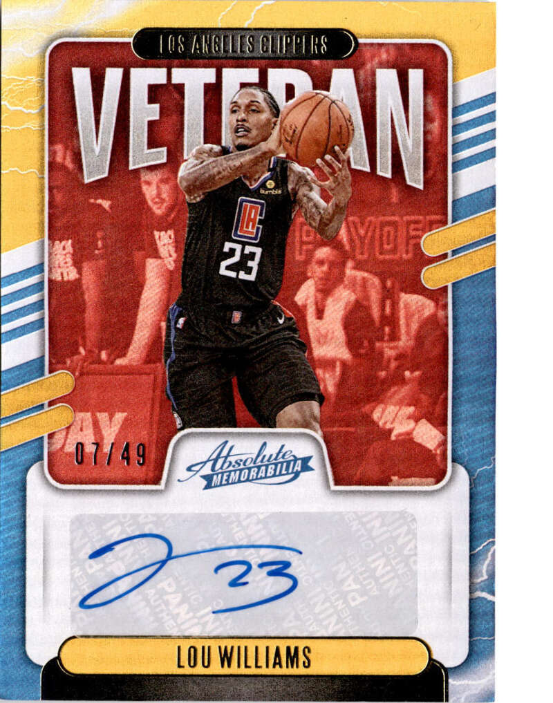 2020-21 Panini Absolute Veteran Autographs Level 1