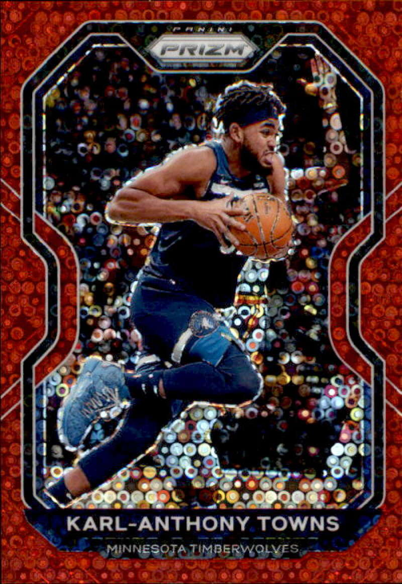 2020-21 Panini Prizm Prizms Fast Break Red