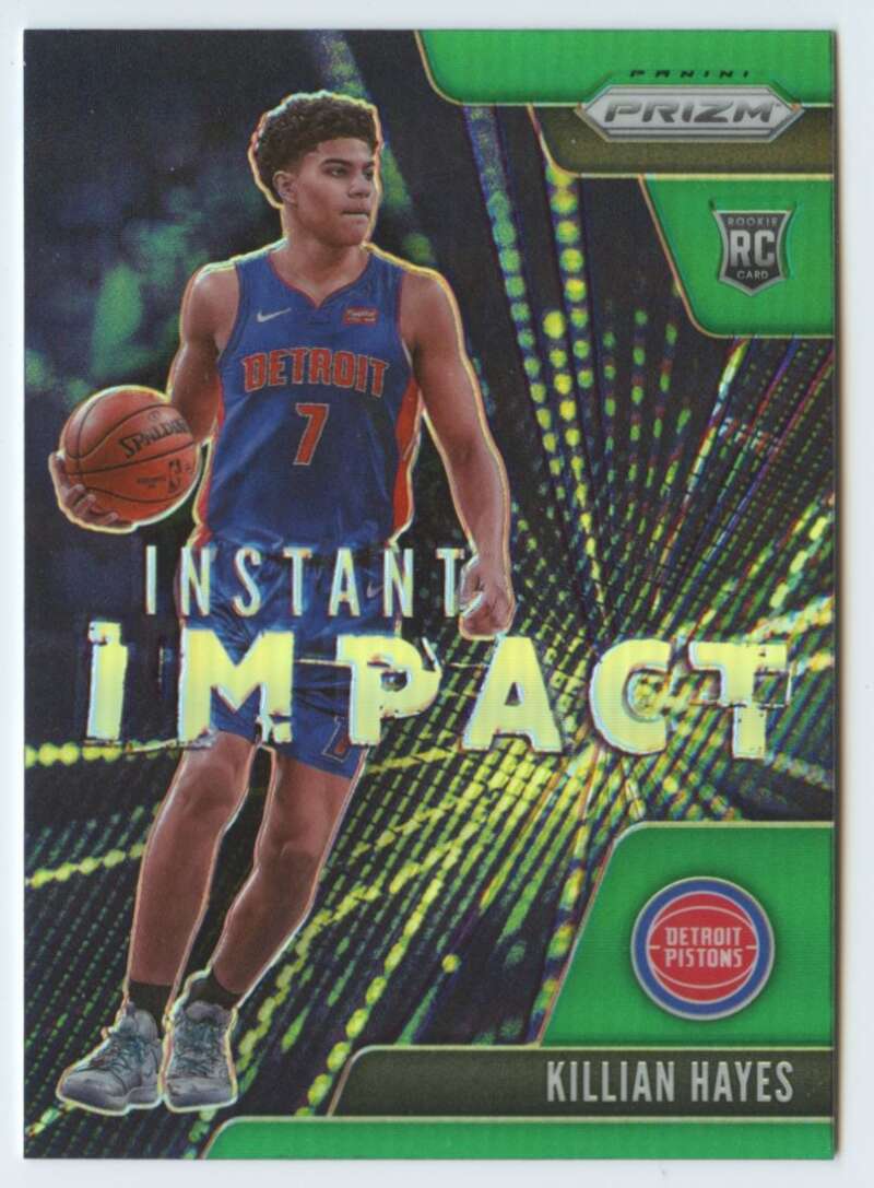 2020-21 Panini Prizm Instant Impact Prizms Green