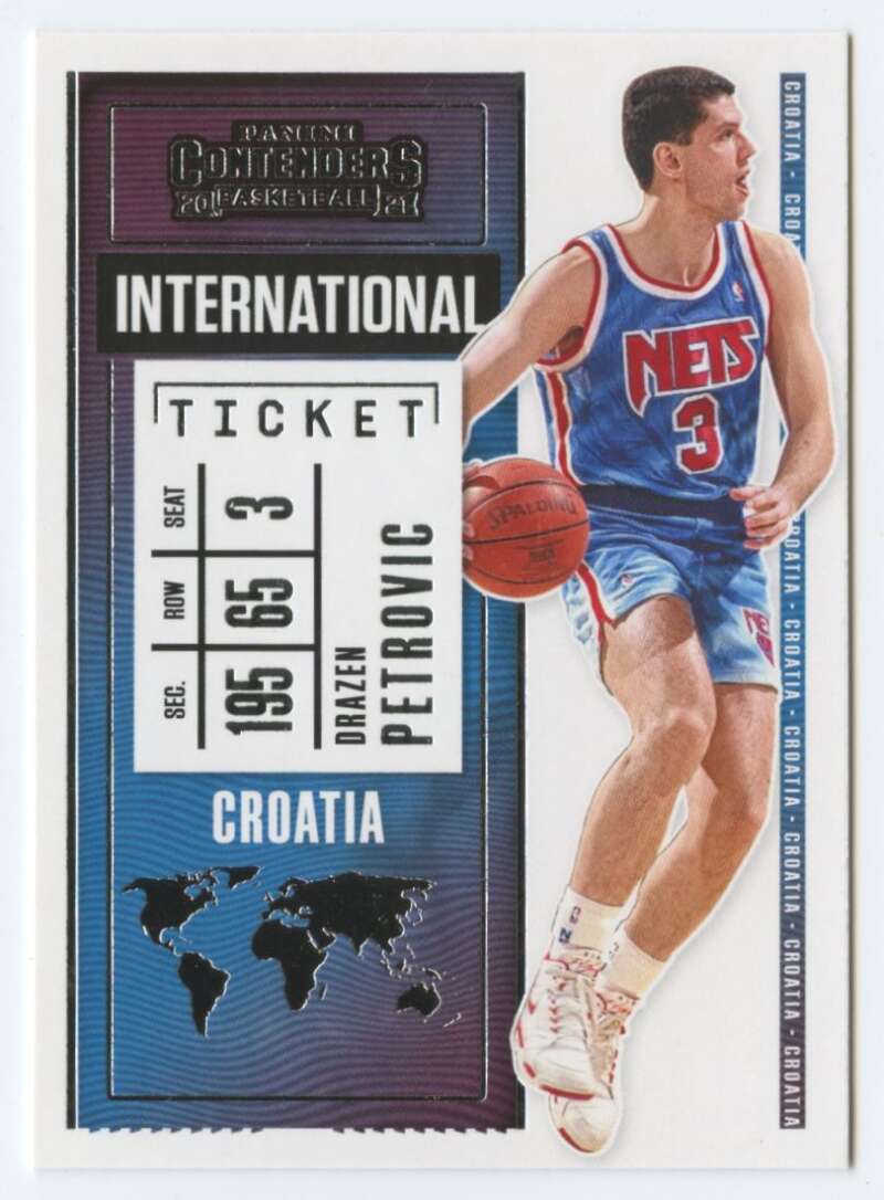 2020-21 Panini Contenders International Ticket