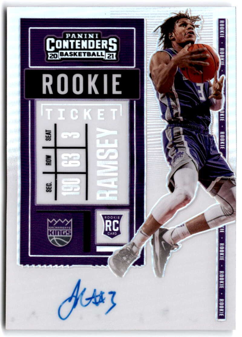 2020-21 Panini Contenders Rookie Clear Ticket