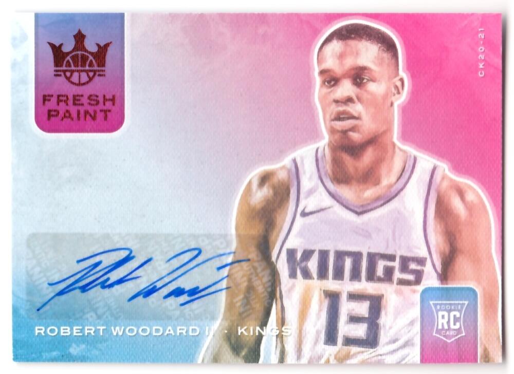 2020-21 Panini Court Kings Fresh Paint Autographs Ruby