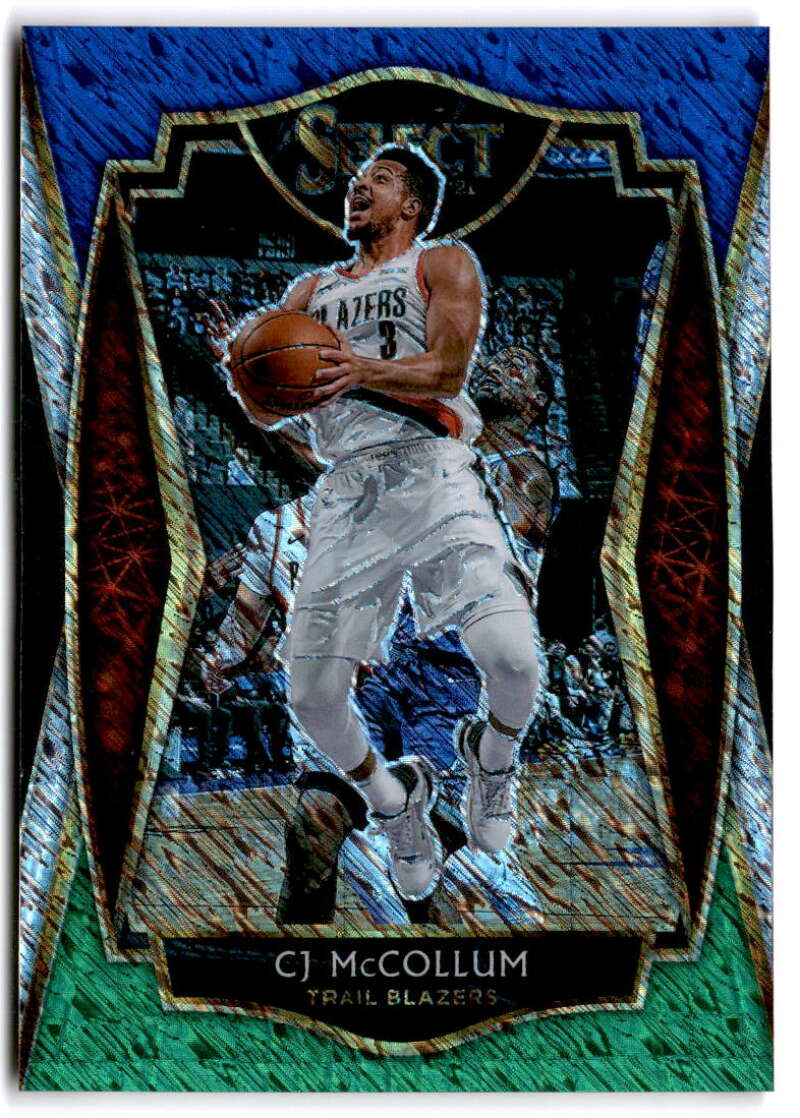 2020-21 Panini Select Blue White Green Shimmer