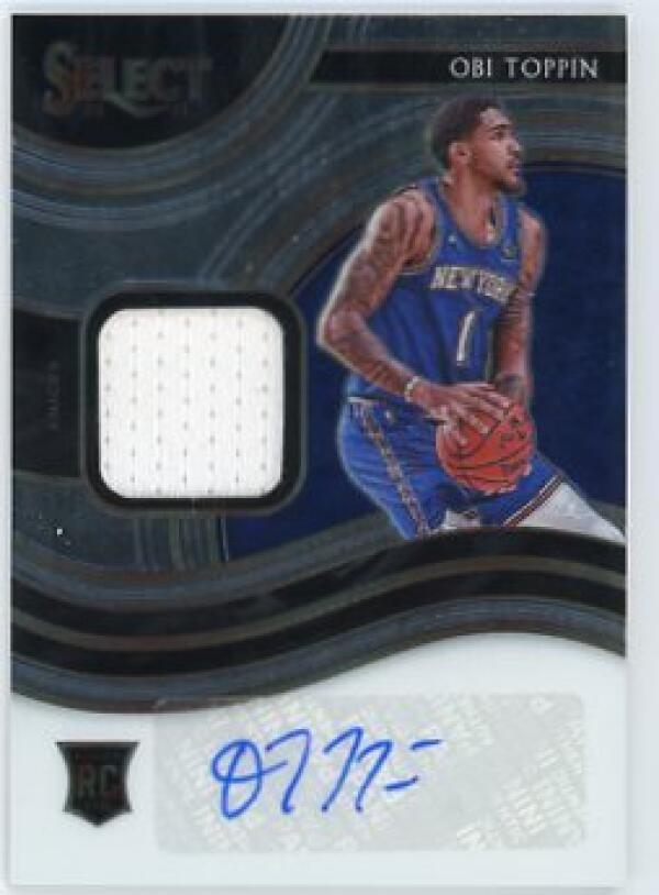 2020-21 Panini Select Rookie Jersey Autographs