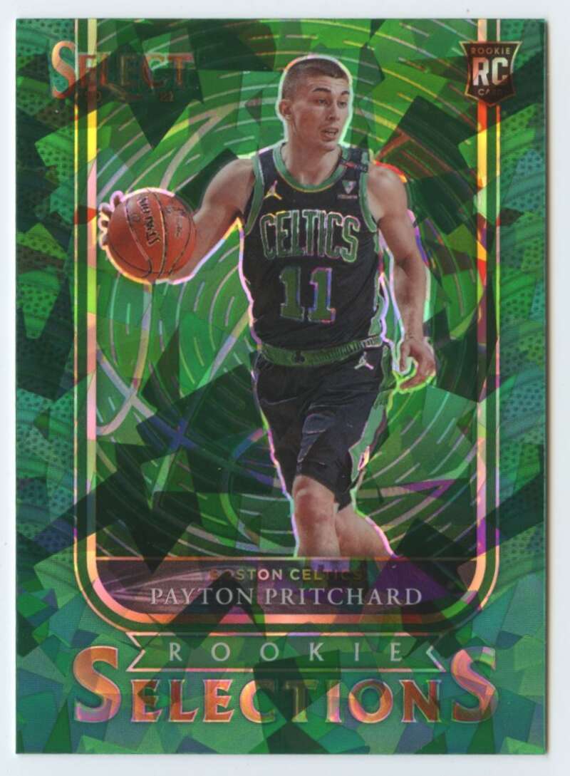 2020-21 Panini Select Rookie Selections Green