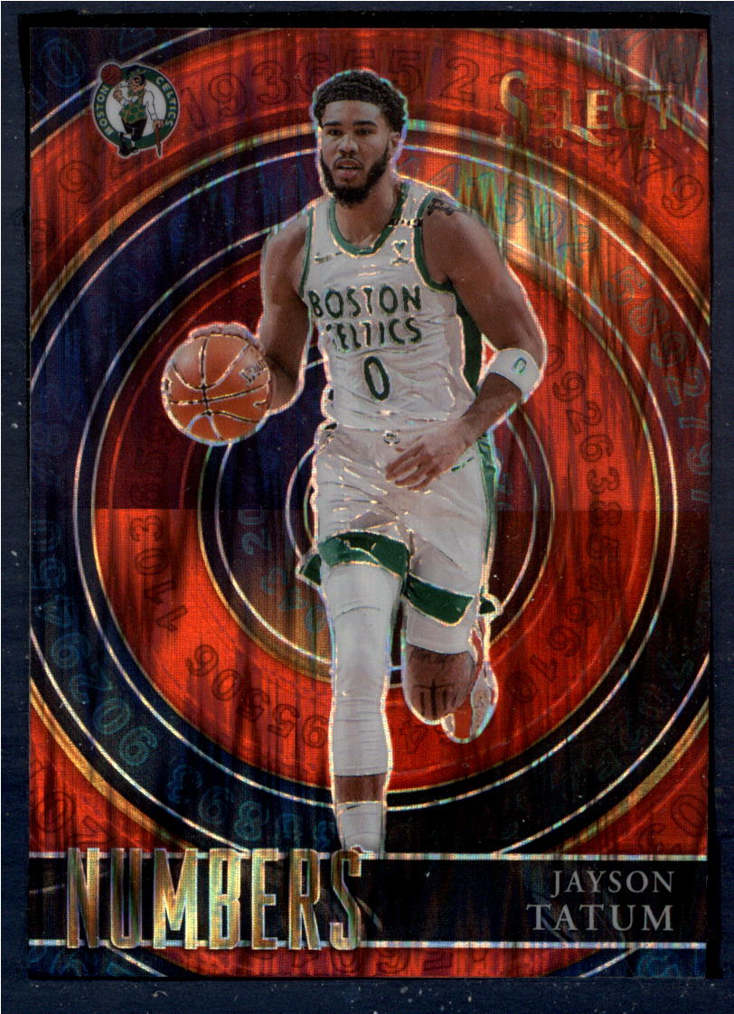 2020-21 Panini Select Numbers Red