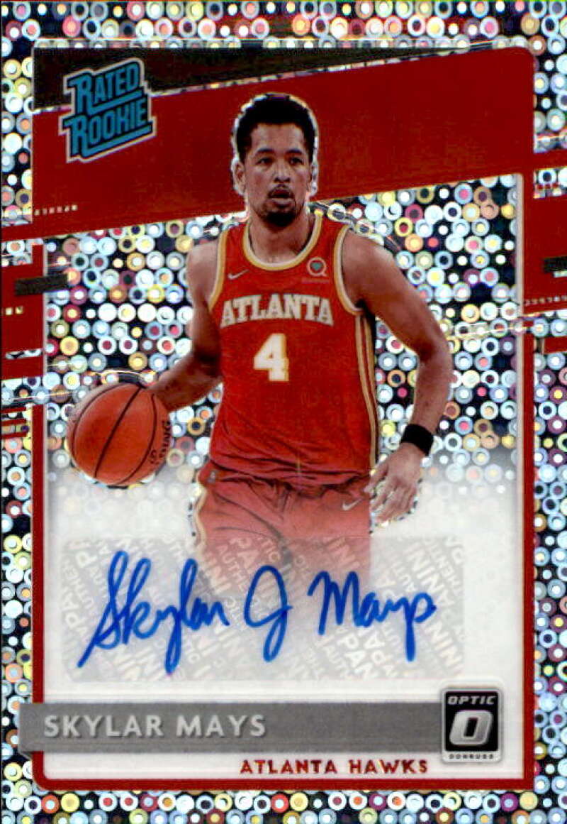 2020-21 Donruss Optic Rated Rookie Signatures Fast Break