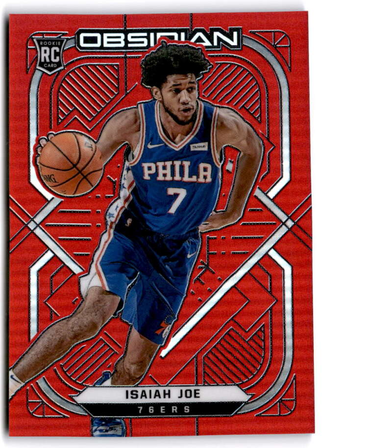 2020-21 Panini Obsidian Electric Etch Red Flood