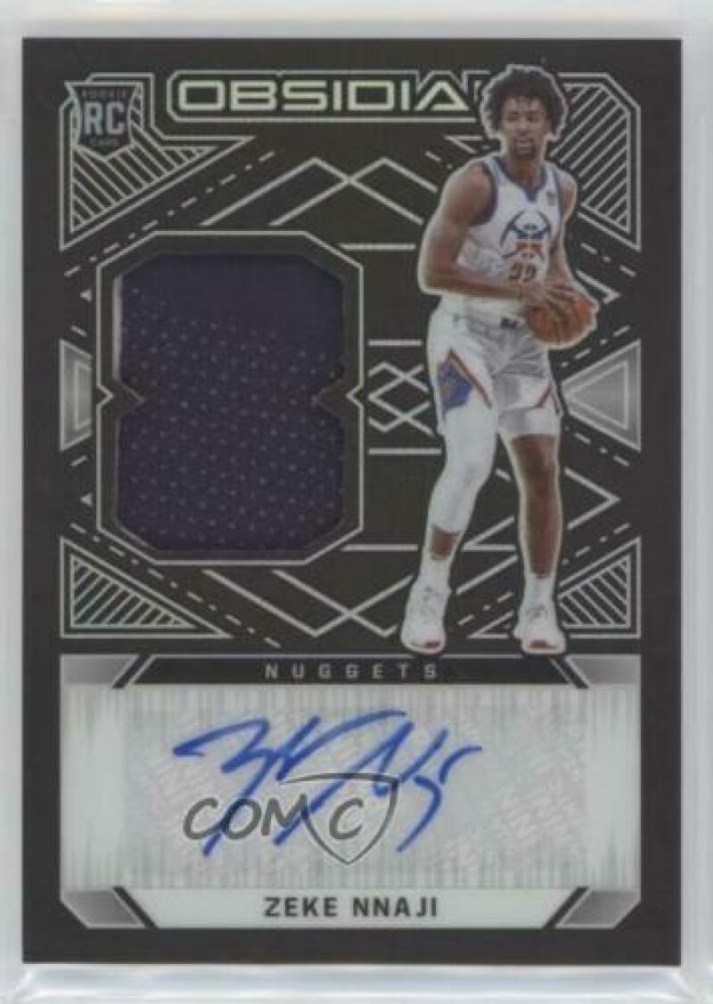 2020-21 Panini Obsidian Rookie Jersey Autographs