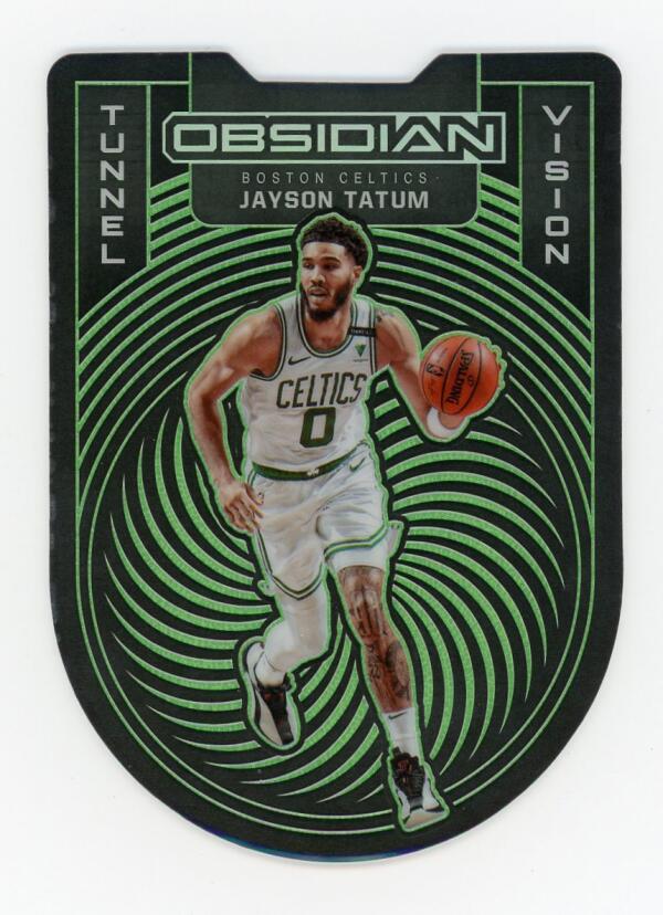 2020-21 Panini Obsidian Tunnel Vision Electric Etch Green