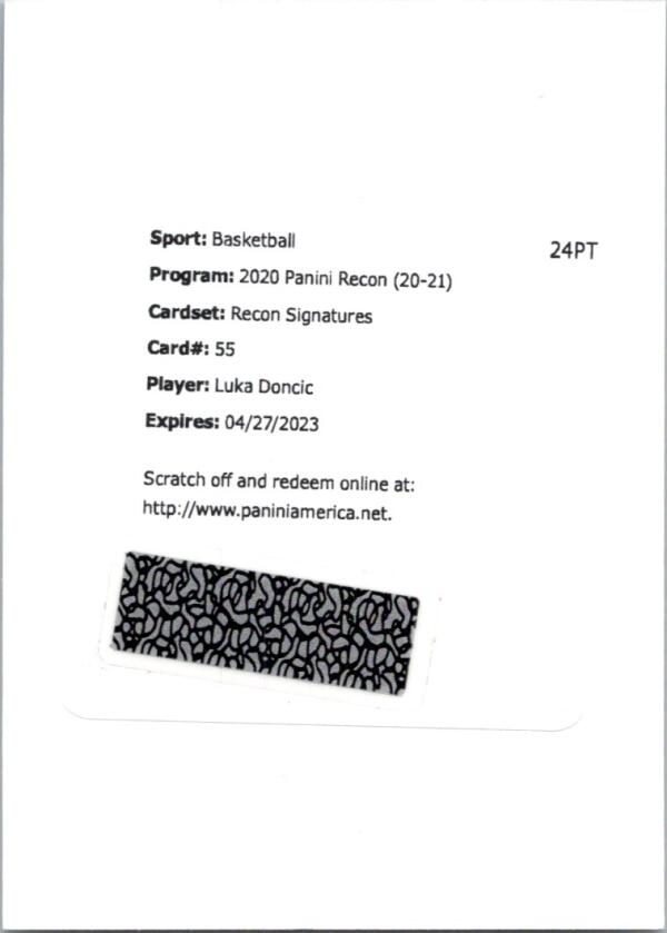 2020-21 Panini Recon Signatures