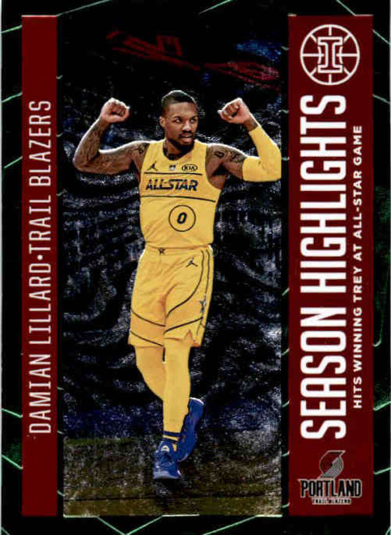 2020-21 Panini Illusions Season Highlights Emerald