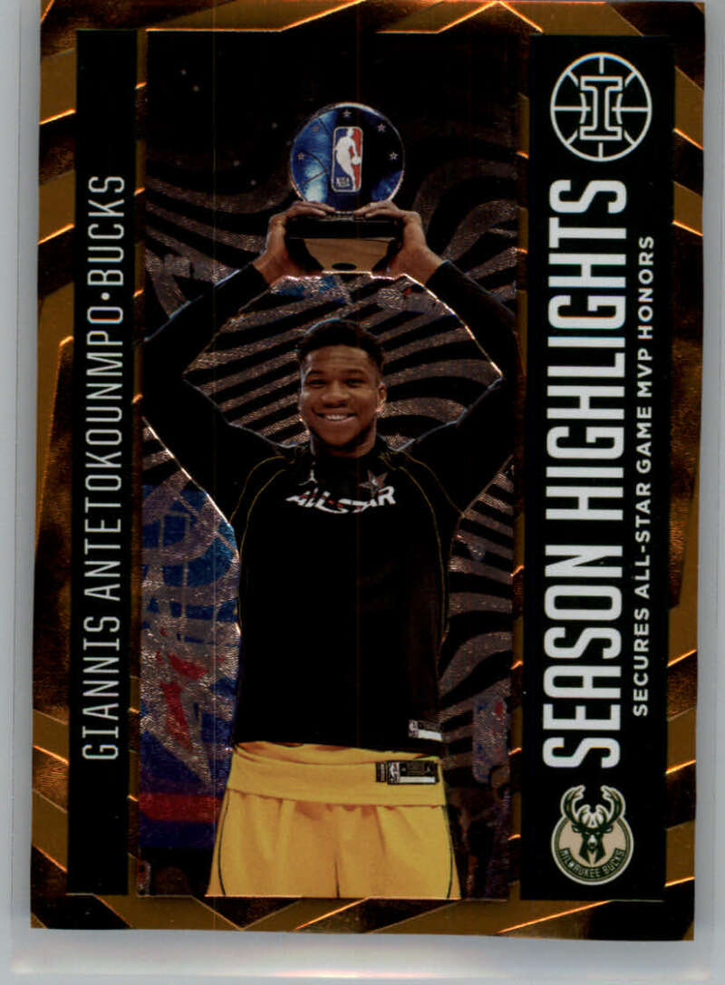 2020-21 Panini Illusions Season Highlights Orange