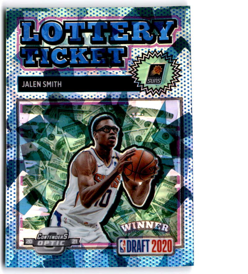 2020-21 Panini Contenders Optic Lottery Ticket Blue Cracked Ice