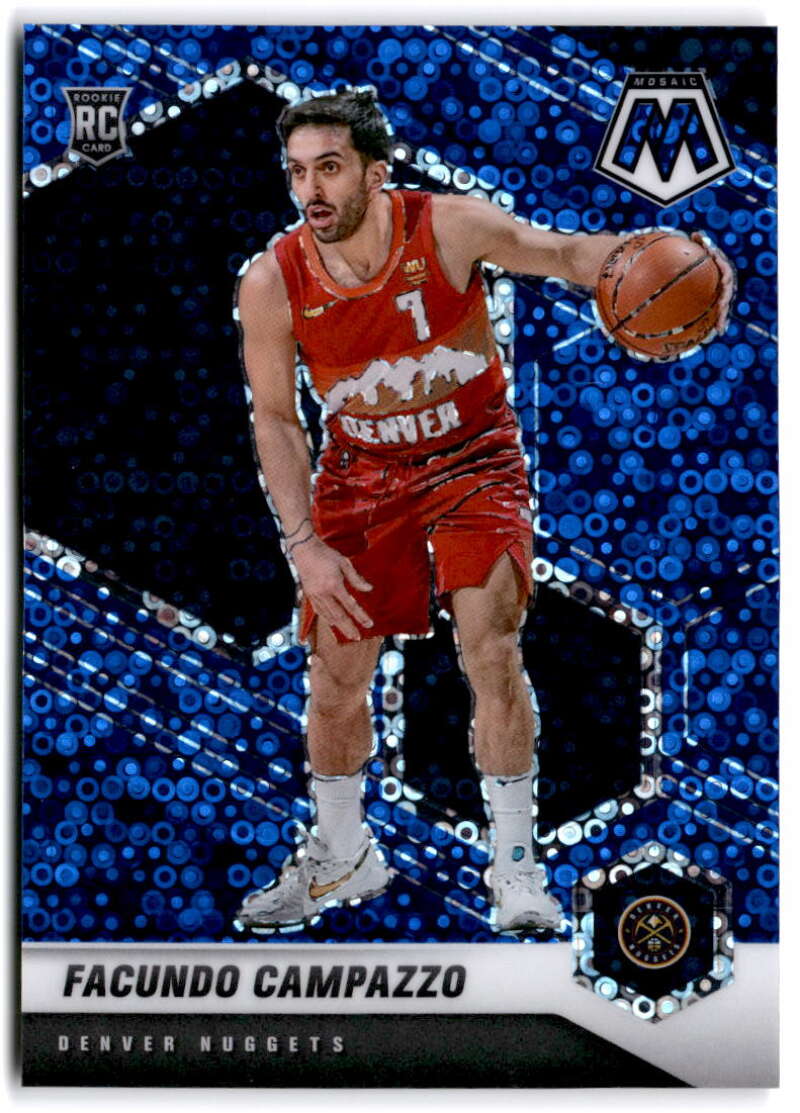 2020-21 Panini Mosaic Mosaic Fast Break Blue