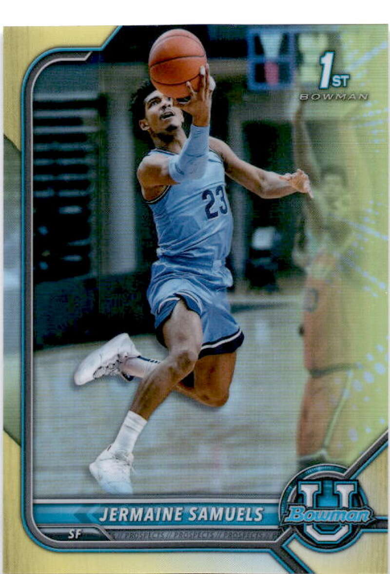 2021-22 Bowman University Basketball Chrome Refractor Yellow