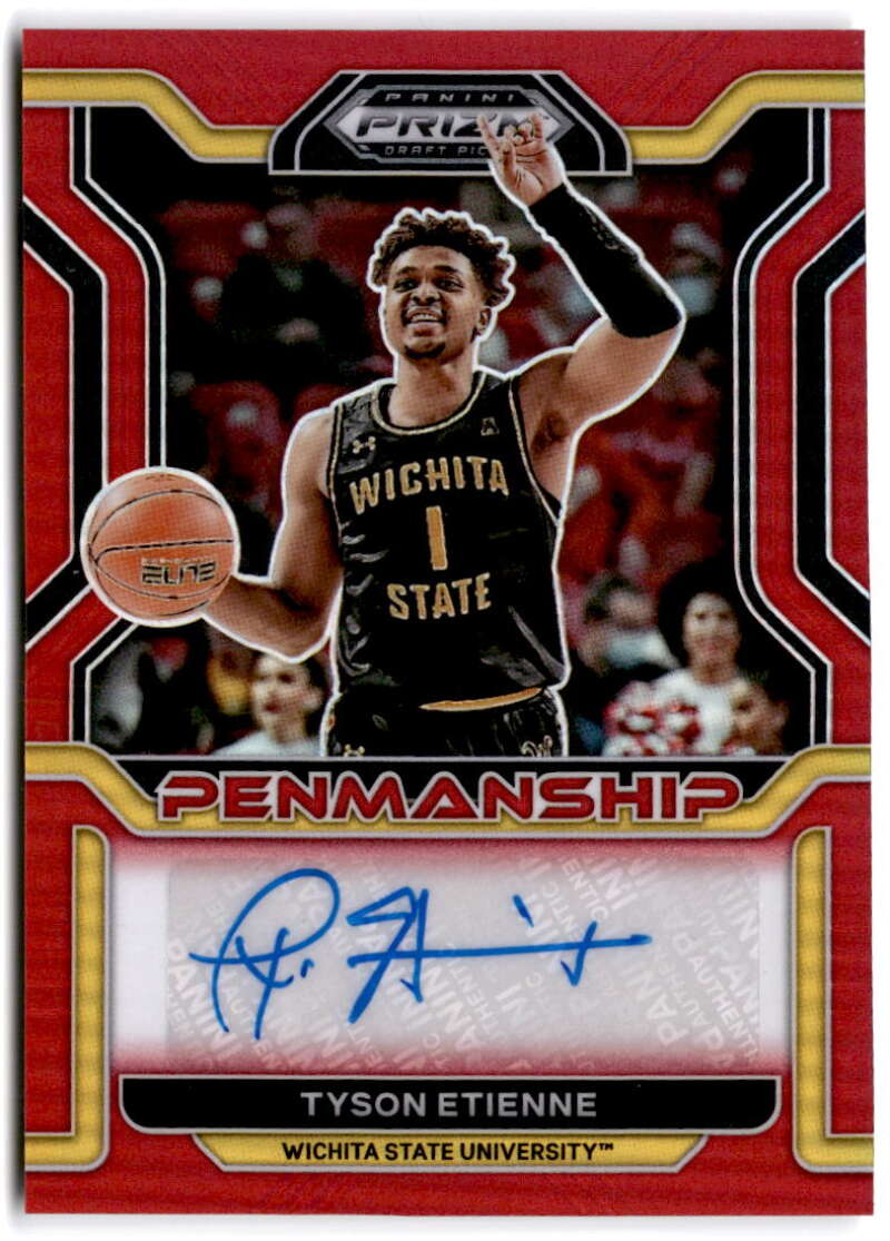 2022-23 Panini Prizm Draft Picks College Penmanship Prizms Red