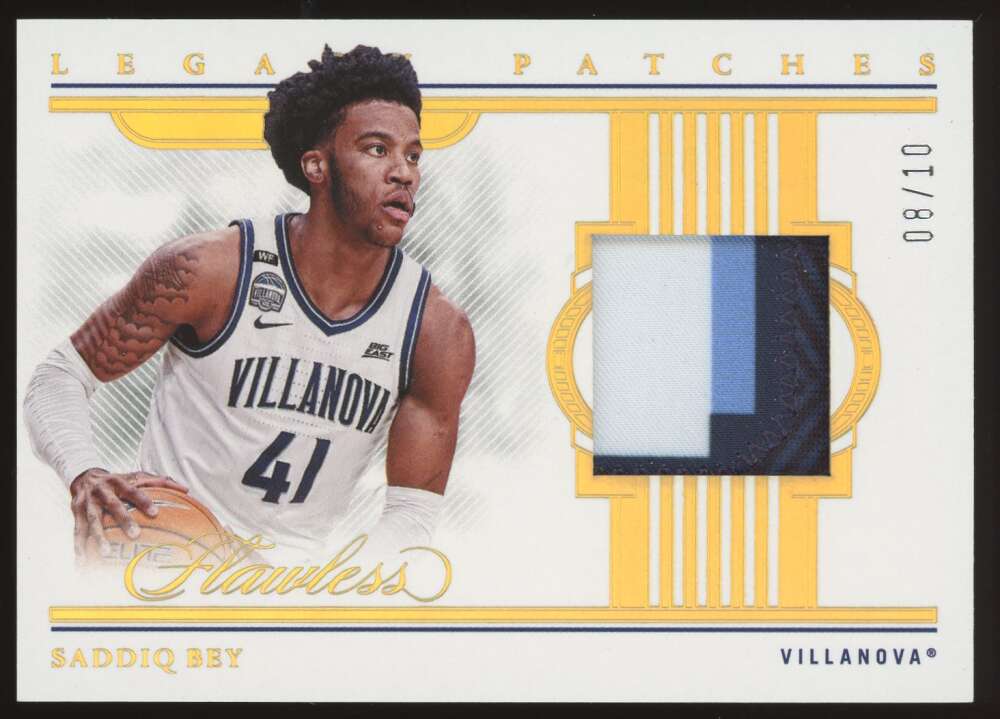 2022-23 Panini Flawless Collegiate Legacy Patches Gold