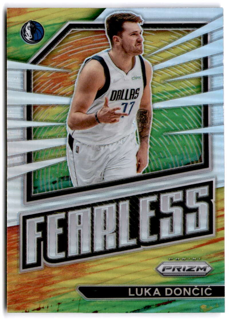 2022-23 Panini Prizm Fearless Prizms Silver