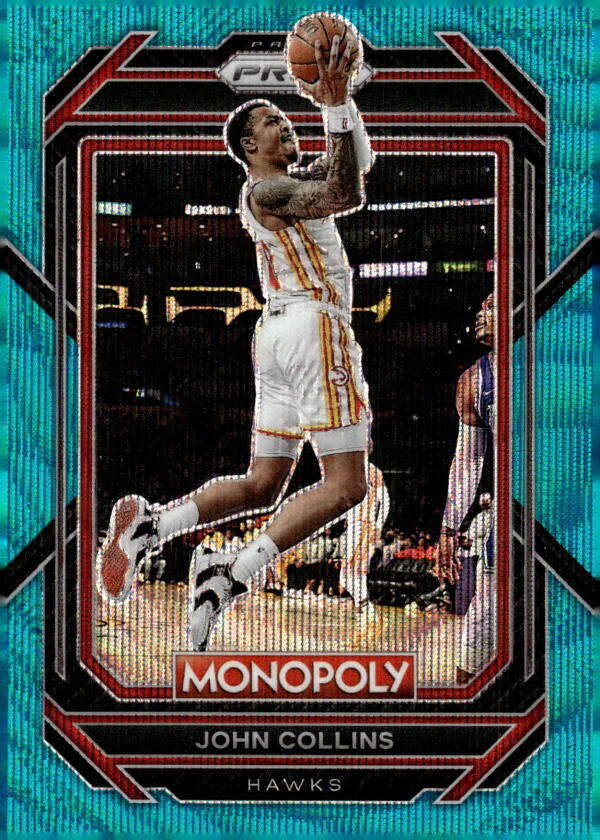 2022-23 Panini Monopoly Prizm Teal Wave