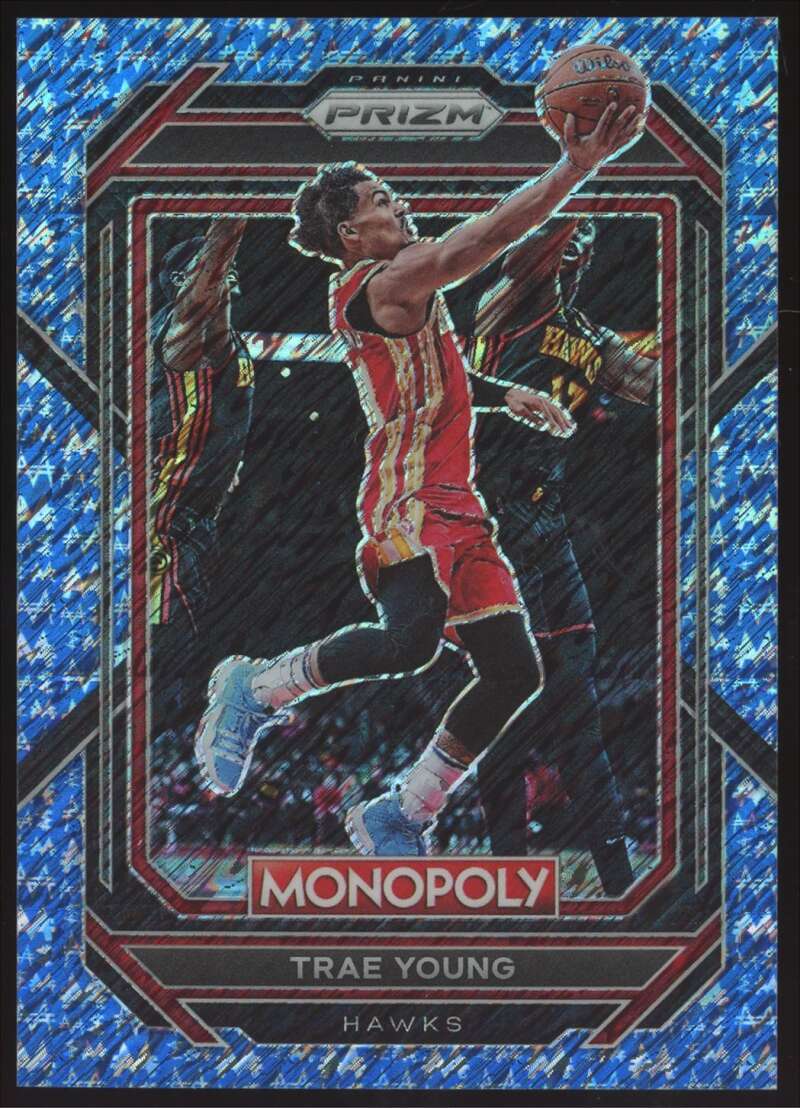 2022-23 Panini Monopoly Prizm Blue Money Shimmer