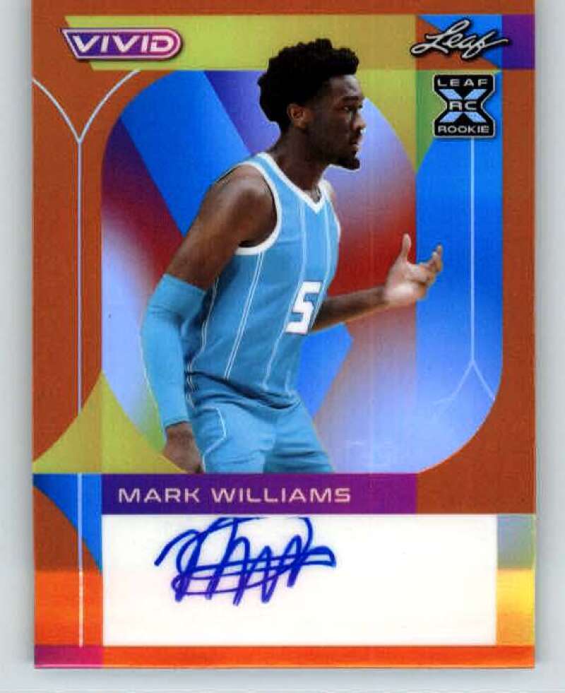 2022-23 Leaf Vivid Autographs Orange