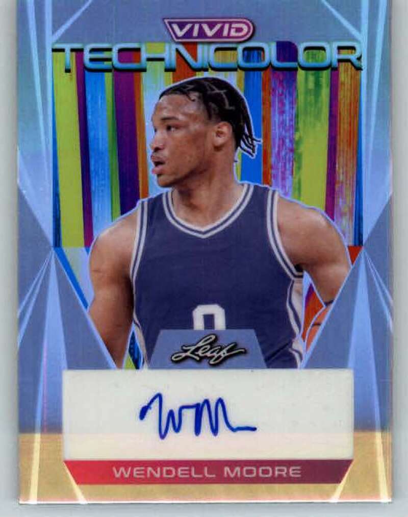 2022-23 Leaf Vivid Technicolor Autographs Gray