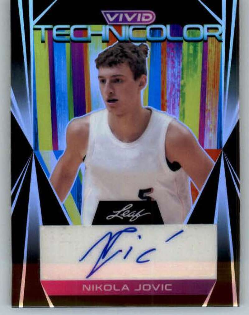 2022-23 Leaf Vivid Technicolor Autographs Black