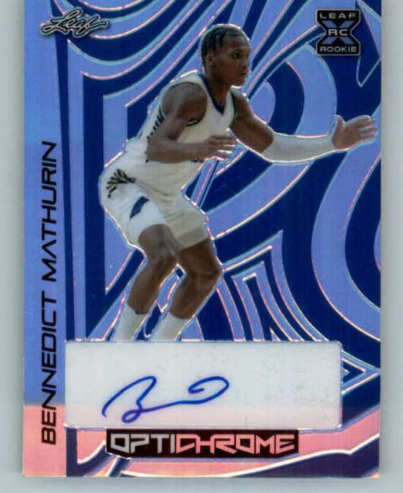 2022-23 Leaf Optichrome Prismatic Autographs Blue