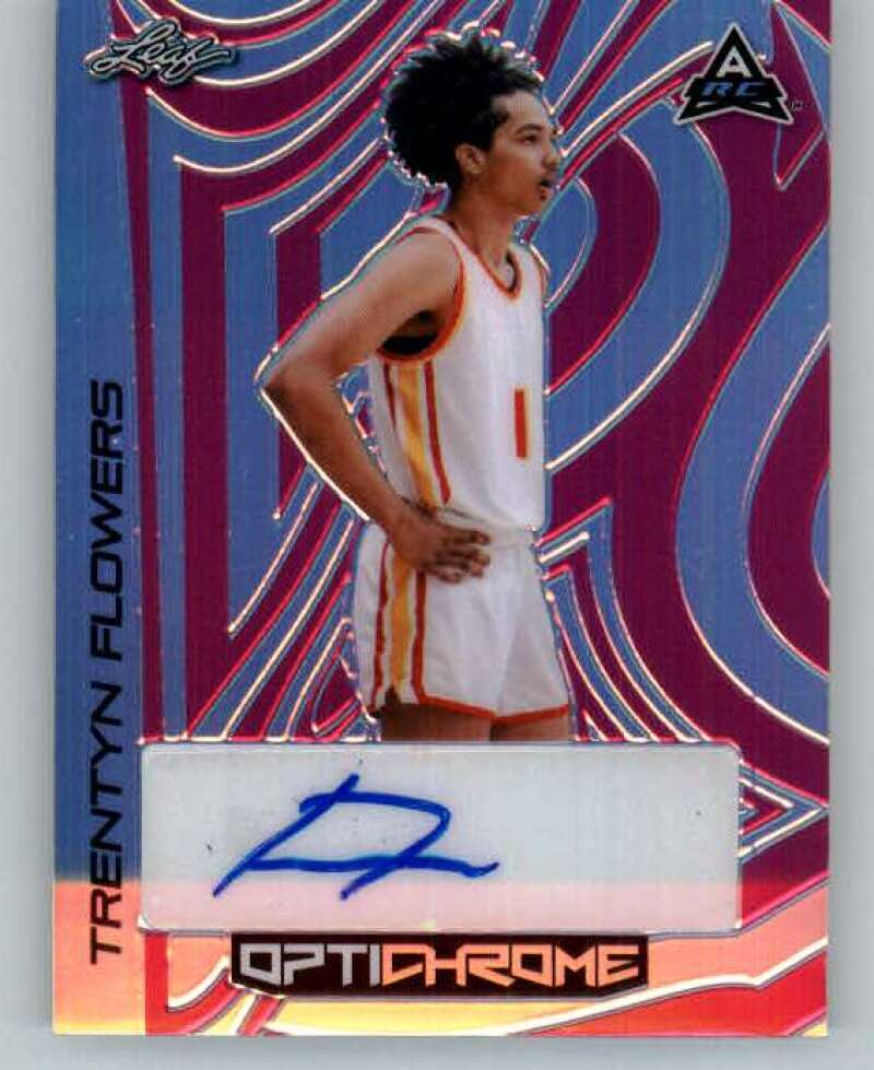 2022-23 Leaf Optichrome Prismatic Autographs Pink