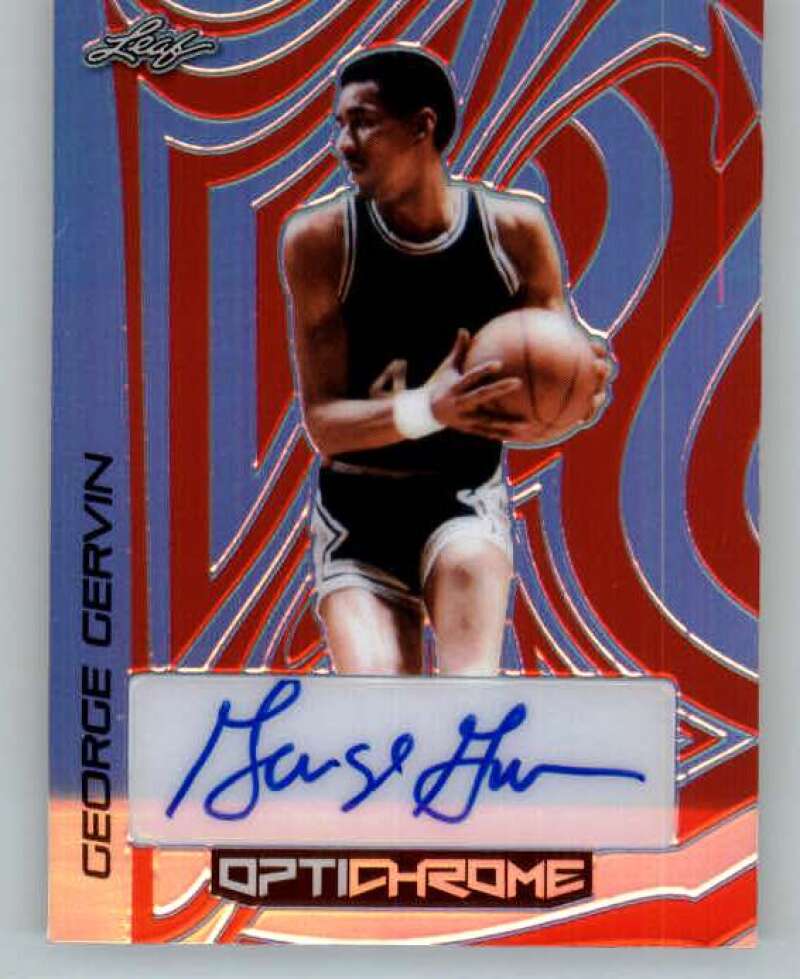 2022-23 Leaf Optichrome Prismatic Autographs Red