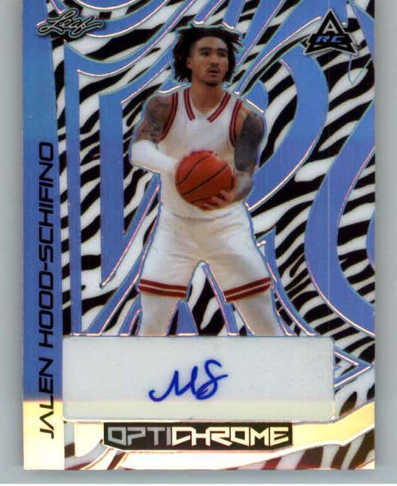 2022-23 Leaf Optichrome Prismatic Autographs Zebra