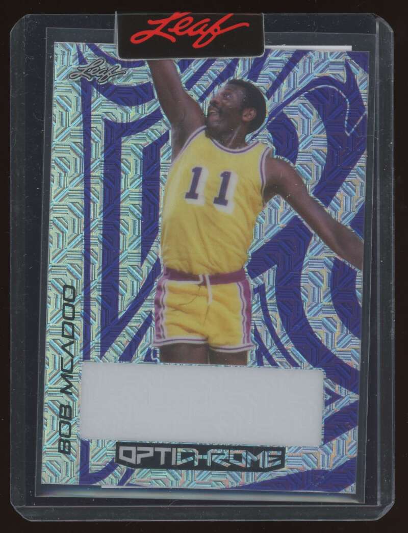 2022-23 Leaf Optichrome Mojo Autographs Purple