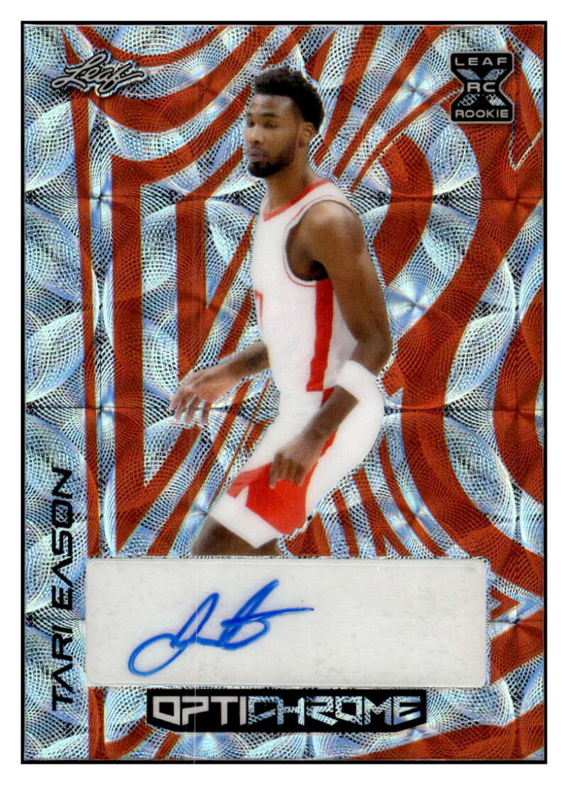 2022-23 Leaf Optichrome Kaleidoscope Autographs Orange