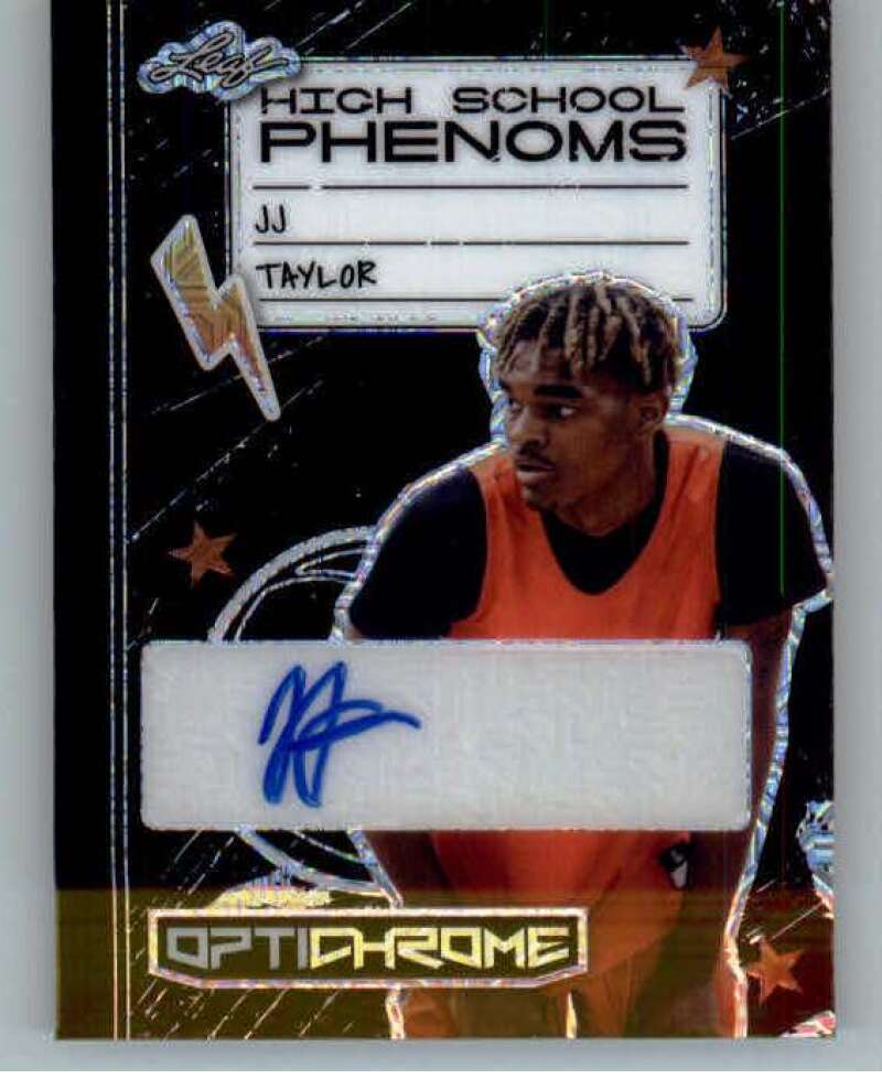 2022-23 Leaf Optichrome High School Phenoms Prismatic Autographs Black