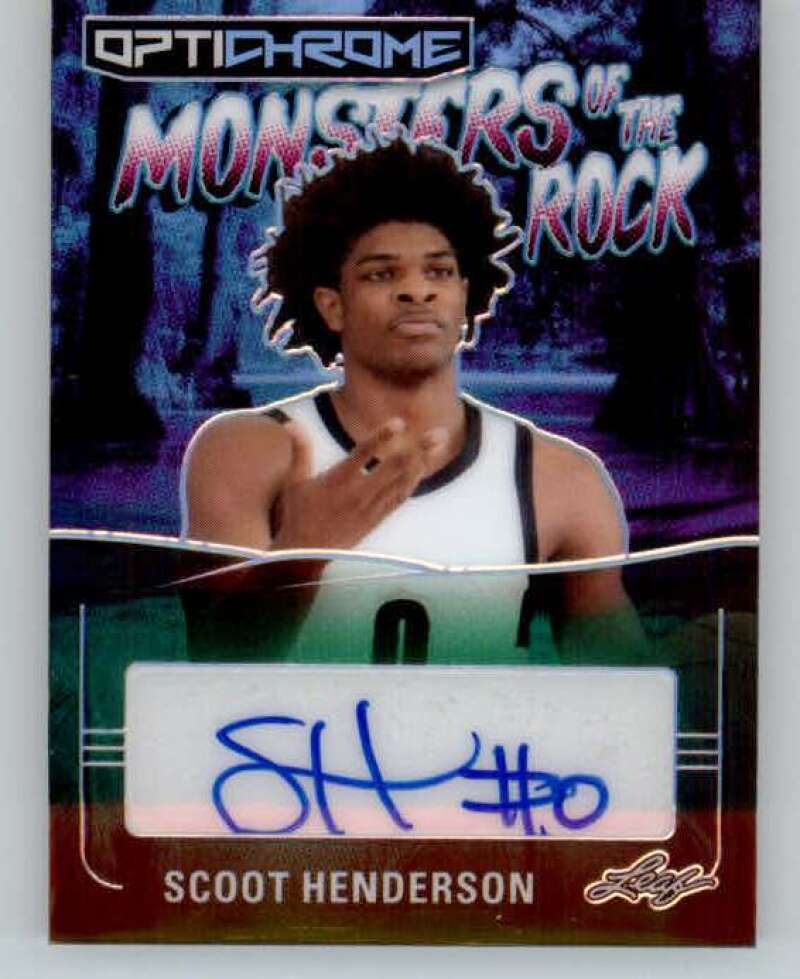 2022-23 Leaf Optichrome Monsters of the Rock Autographs