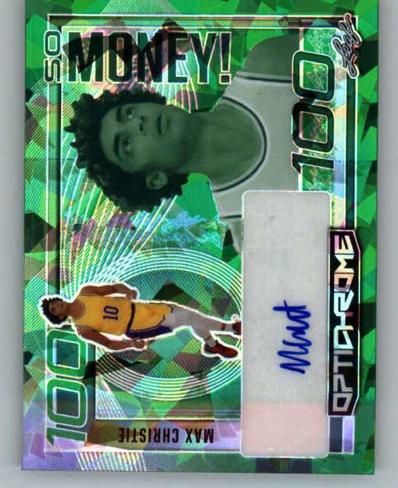 2022-23 Leaf Optichrome So Money Crystal Autographs Green