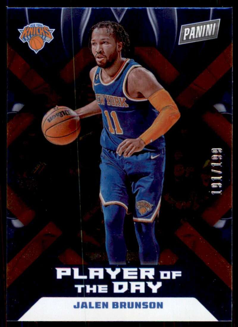 2022-23 Panini NBA Player of the Day Orange