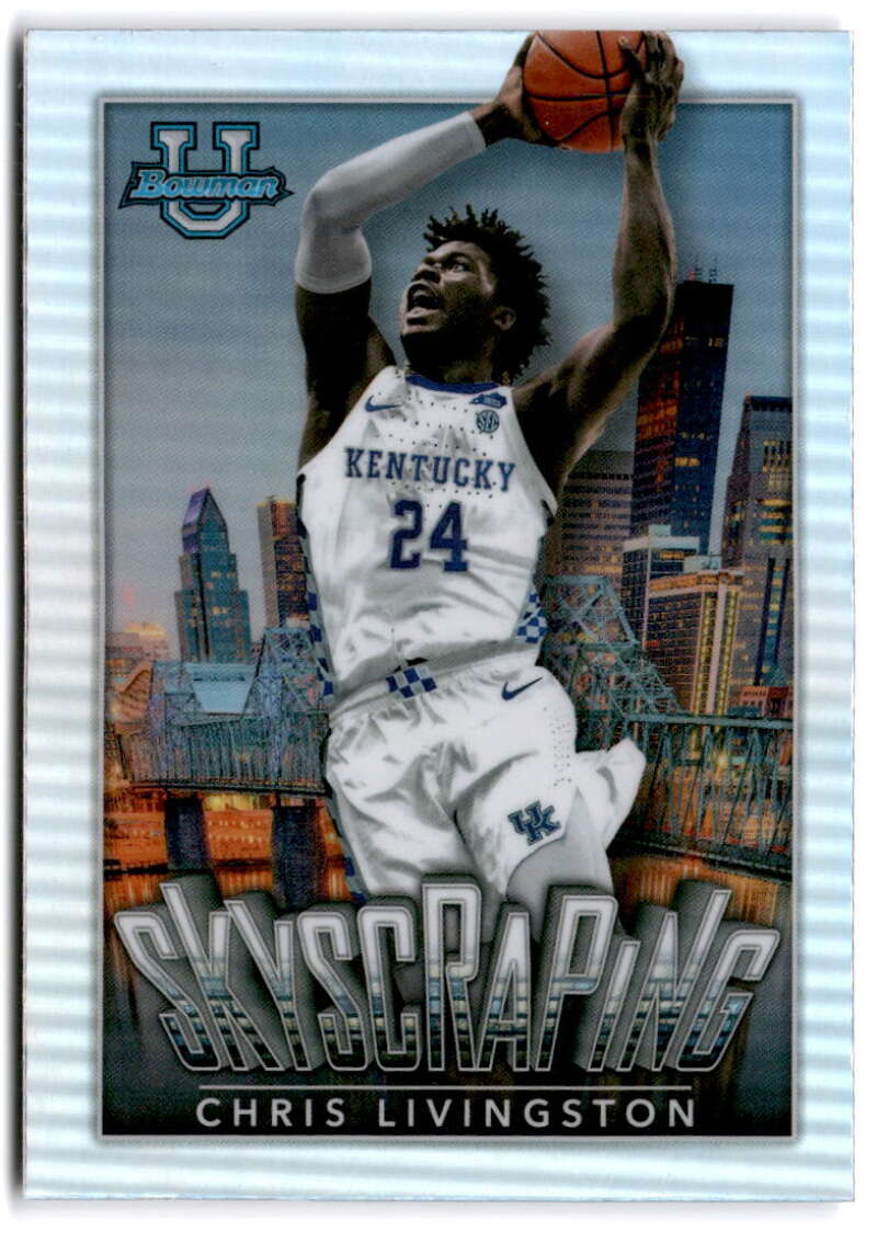 2022-23 Bowman University Chrome Skyscraping Refractor