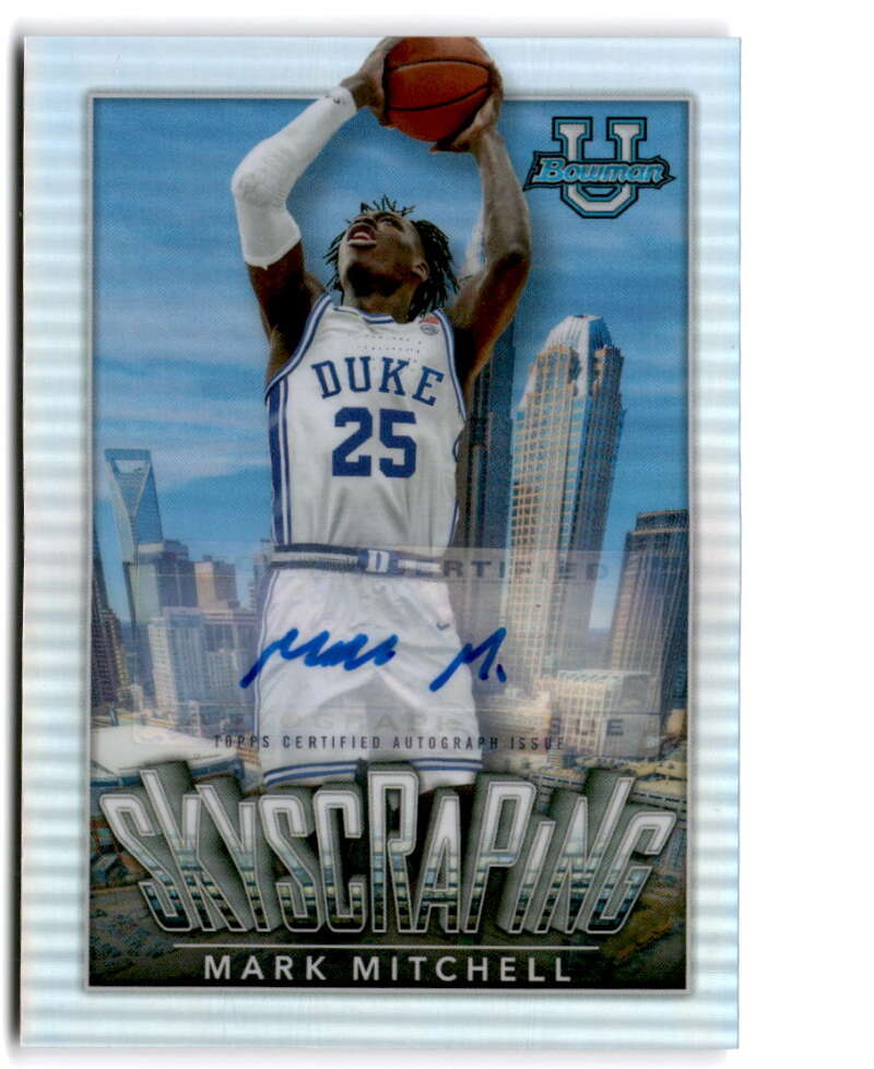 2022-23 Bowman University Chrome Skyscraping Autograph Refractor