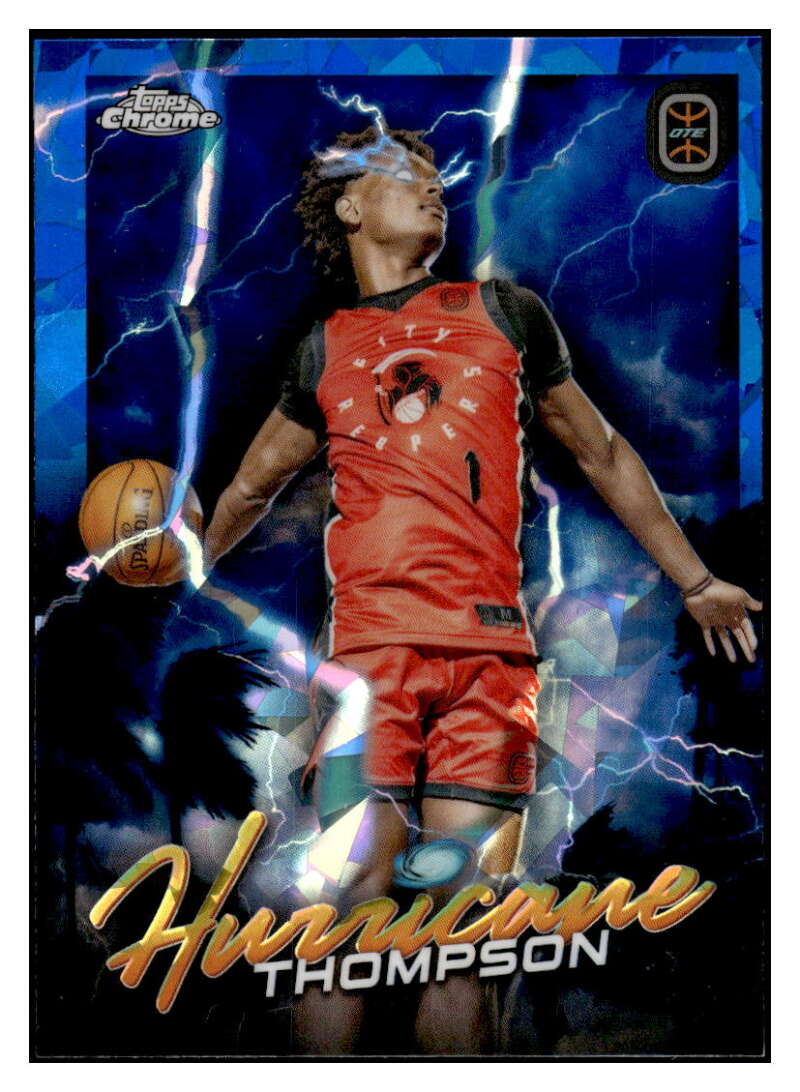 2022-23 Topps Chrome Overtime Elite Sapphire Edition Hurricane Refractor