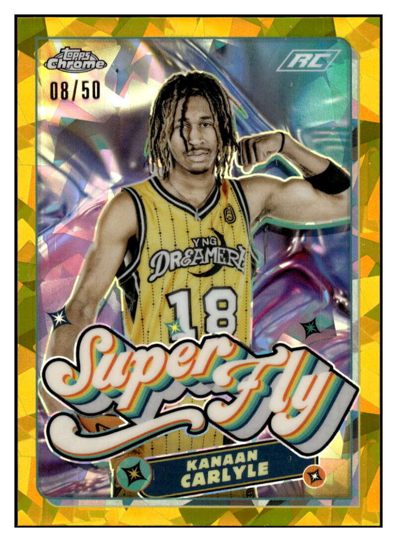 2022-23 Topps Chrome Overtime Elite Sapphire Edition SuperFly Refractor Gold